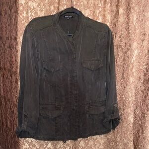 NWOT DEAR JOHN Size XL.  Army Green Utility Jacket.